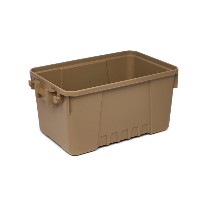 Petite boîte d'équipement tactique Plano 53 litres Tan
