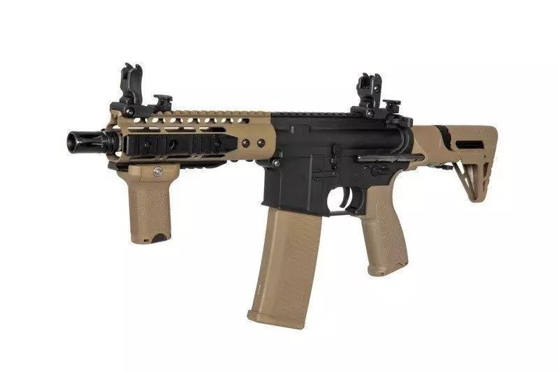 Replika karabinka SA-E12 PDW EDGE™ ASTER™ V2 Custom - Half-Tan