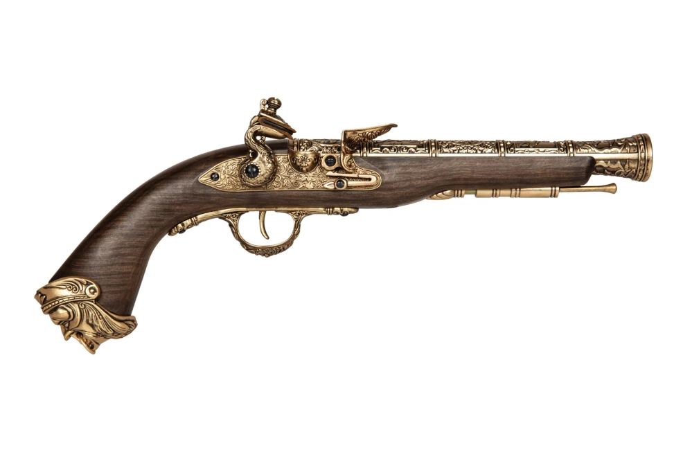 Replika pistoletu skałkowego typu Flintlock CO2