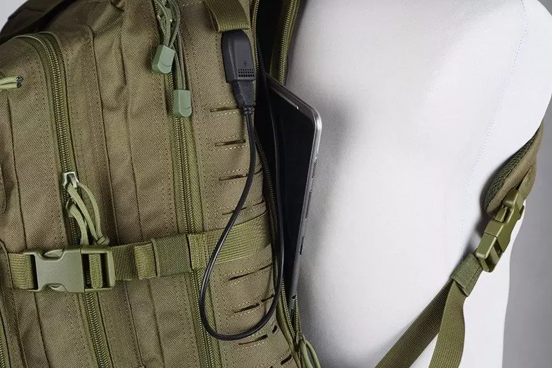 Plecak typu Assault Pack Laser-Cut USB - oliwkowy