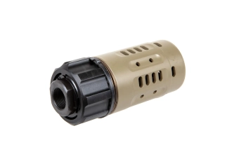 QD DA vlammendemper (14mm links) Tan