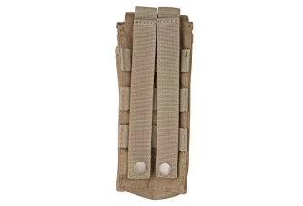 Pochette simple pour 2 chargeurs AK - tan