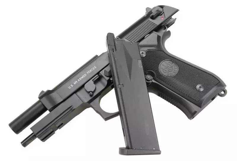 Pistola de airsoft BERETTA M9 BlowBack tipo GGB