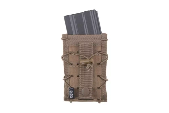 Open Laser-Cut Pouch - Tan