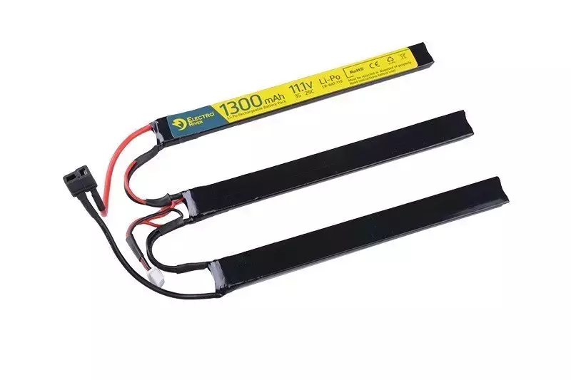 Batería LiPo 11,1V 1300mAh 3-módulos 25/50C T-connect (DEANS)