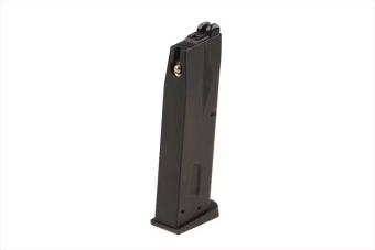 Chargeur gaz25 balles pour répliques pistolet M92F - noir