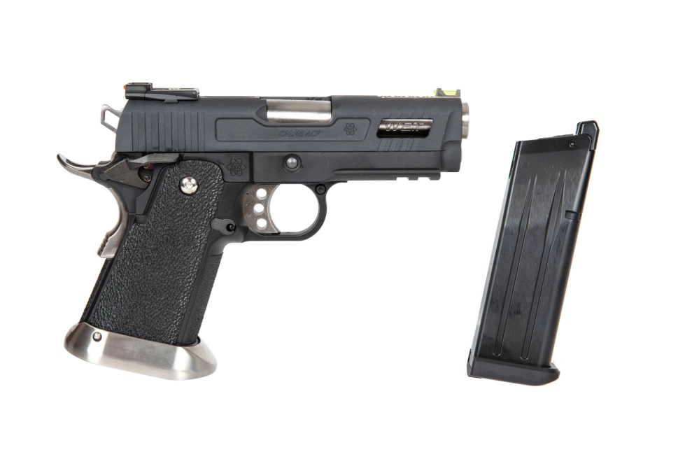 Replika pistoletu Hi-Capa 3.8 Force "Velociraptor" (Full Auto) - Czarny