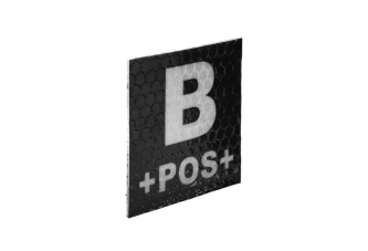 IR patch – B POS  BLOOD TYPE