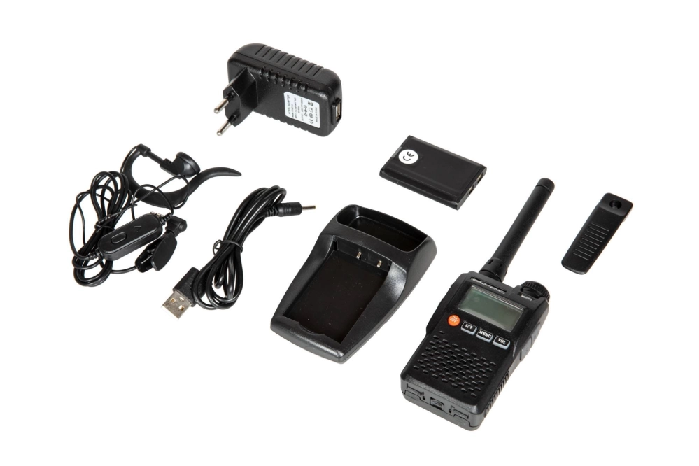 Manual Dual Band UV-3R Radio - (VHF/UHF) 2W