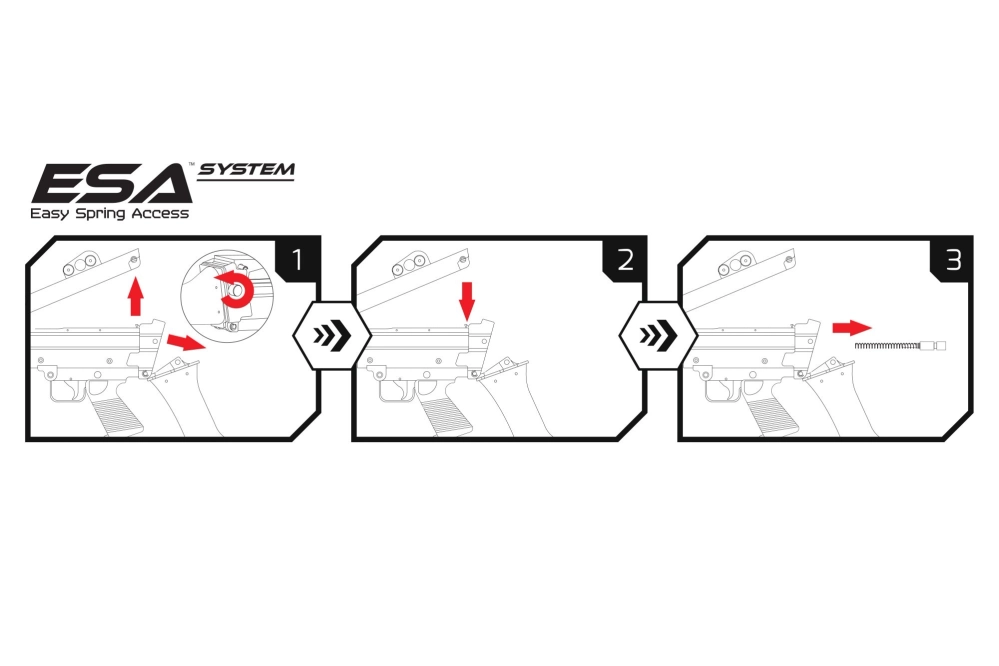 SA-249 MK1 CORE™ réplicas de ametralladora - negro