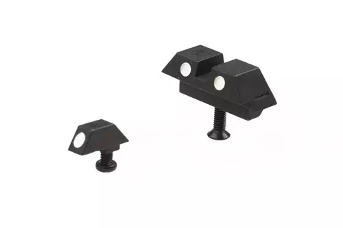 Juego de miras fluorescentes para réplicas G18C TM - blanco