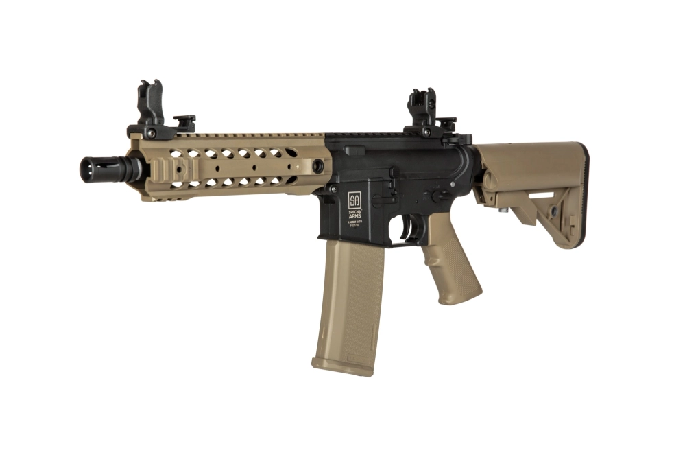 Specna Wapens SA-F01 FLEX™ GATE X-ASR 1.14 J Half Tan ASG Karabijn