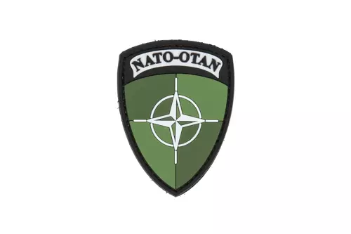 Parche de PVC - Escudo OTAN - Verde