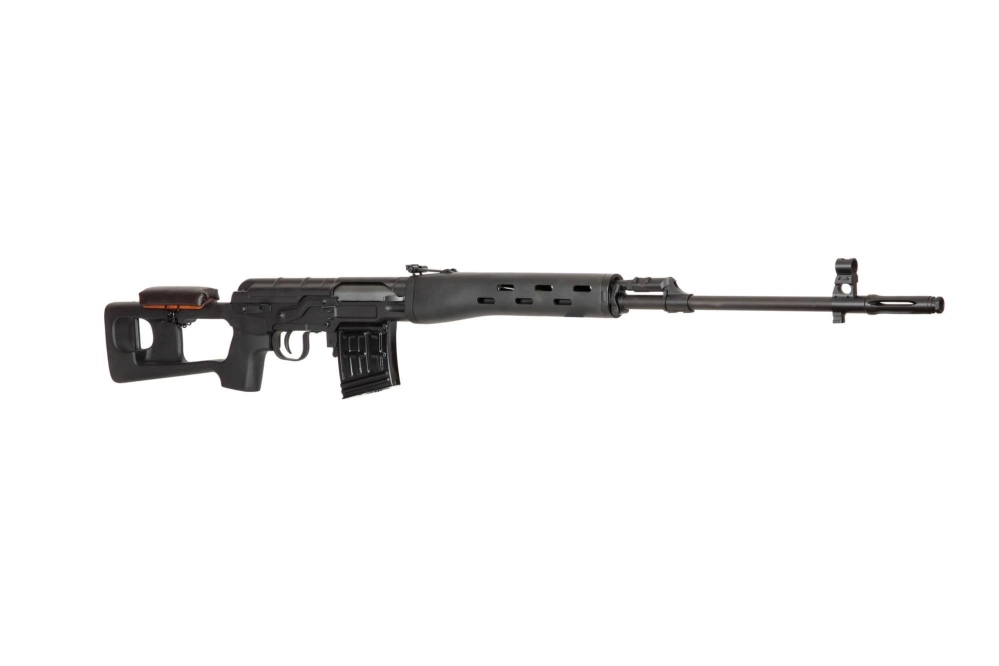 Fusil de airsoft rifle de francotirador SWD AEG - negro