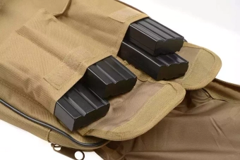 Funda arma 96 cm. - verde oliva