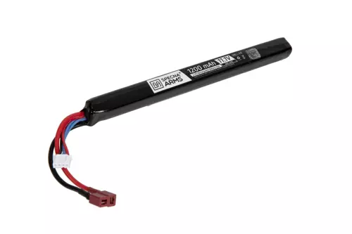 LiPo 11.1V 1200mAh 20C/40C Battery - T-Connect (Deans) - Under AK Dust Cover