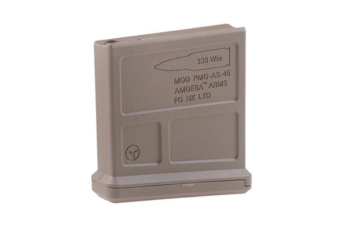 Largo cargador Mid-cap 45 bolas para réplicas Striker AS-01 - tierra oscura