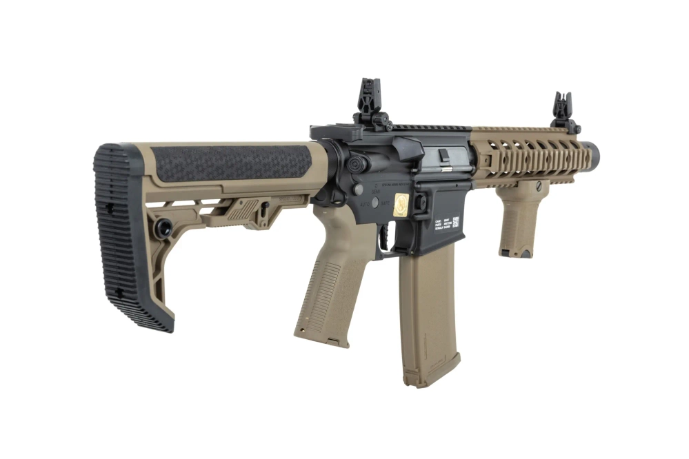 Specna Arms RRA SA-P05 PRIME™ HAL™ ETU Lichte Ops Kolf ASG Karabijn Hoog Koppel Half-Tan Versie