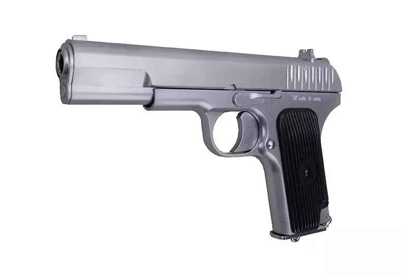 Réplique de pistolet à gaz SR-33 - argent 
