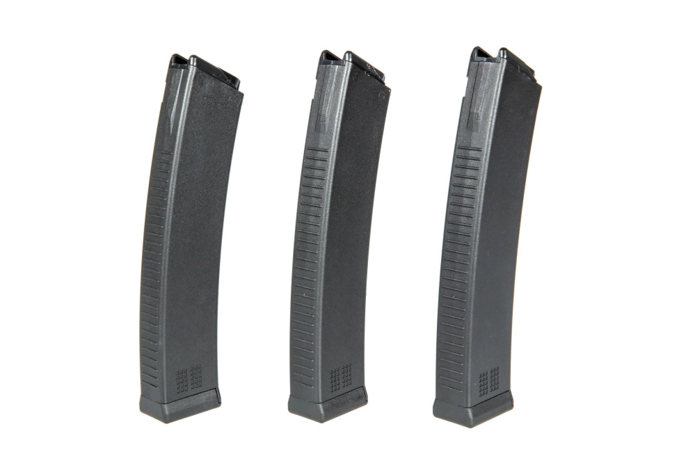 Set of 3 Mid-Cap 80 BB Magazines for KWA QRF Mod.1 Replicas