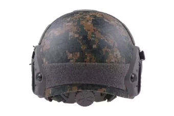 Helma replika Ballistic High Cut XP - Digital Woodland