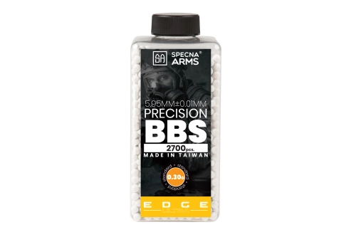 Specna Arms EDGE ULTRA™ 0.30g precision BBs - 2700 pcs - white - bottle