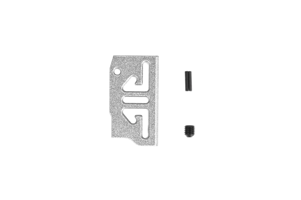 LA Capa Customs S2 FLAT trigger pro airsoftové zbraně TM Hi-Capa Silver