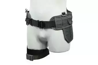 Ceinture tactique Découpe laser avec panneau de cuisse - Gris Primal