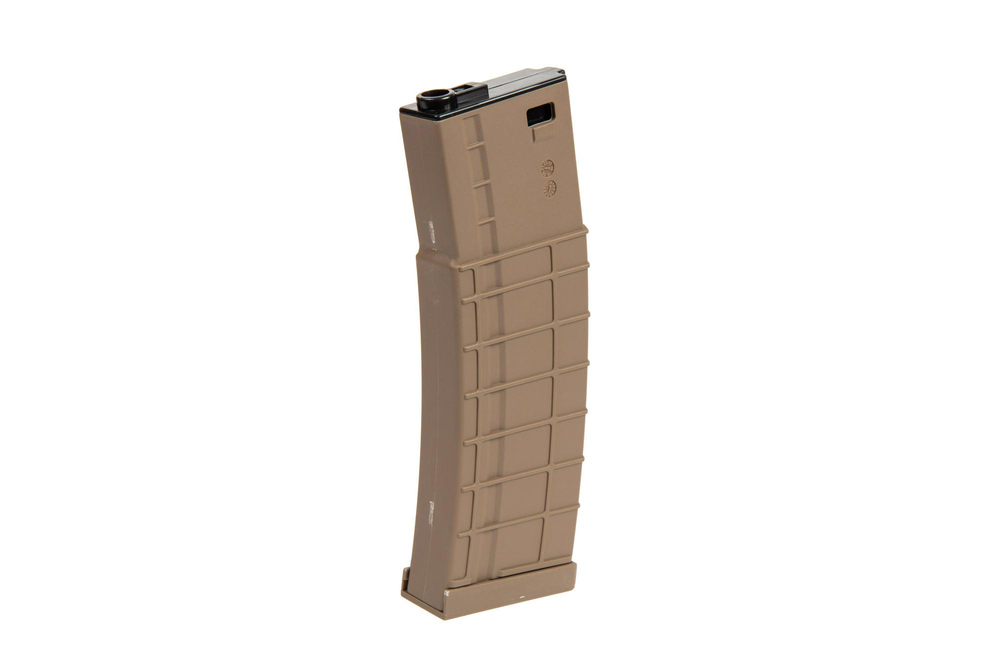 Long chargeur mid-cap 200 billes pour répliques M4/M16 - tan