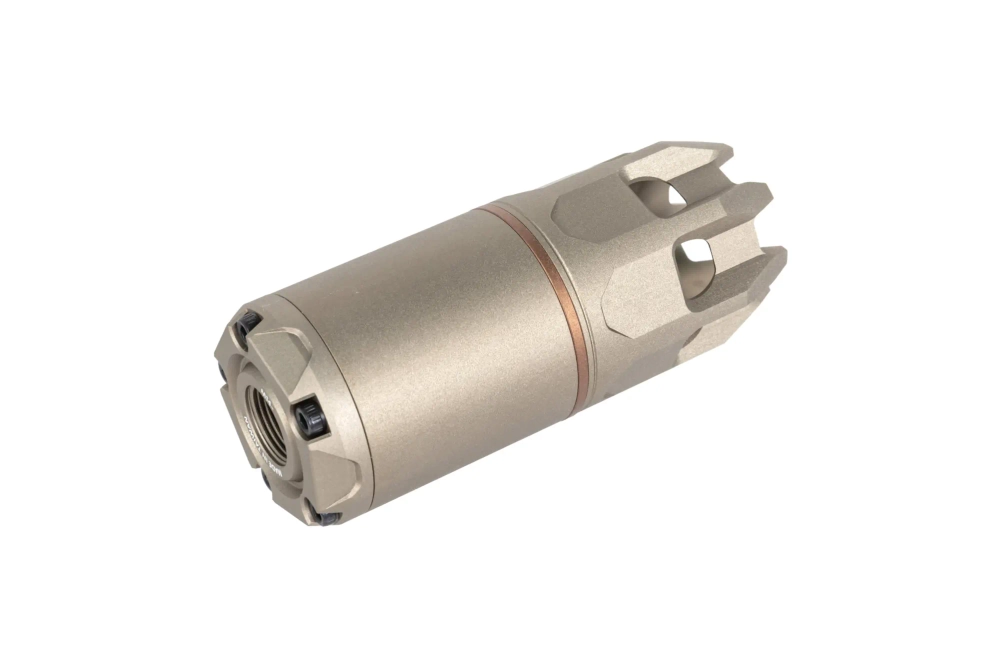 Supresor de sonido réplica Acetech Raider con trazador Blaster M Tan