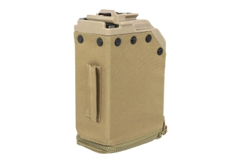 Chargeur en boîte 5000 billes Vega Force Company pour MK48 MOD1 Flat Dark Earth
