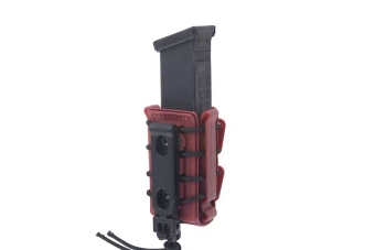 Ładownica softshell na magazynki pistoletowe - czerwona