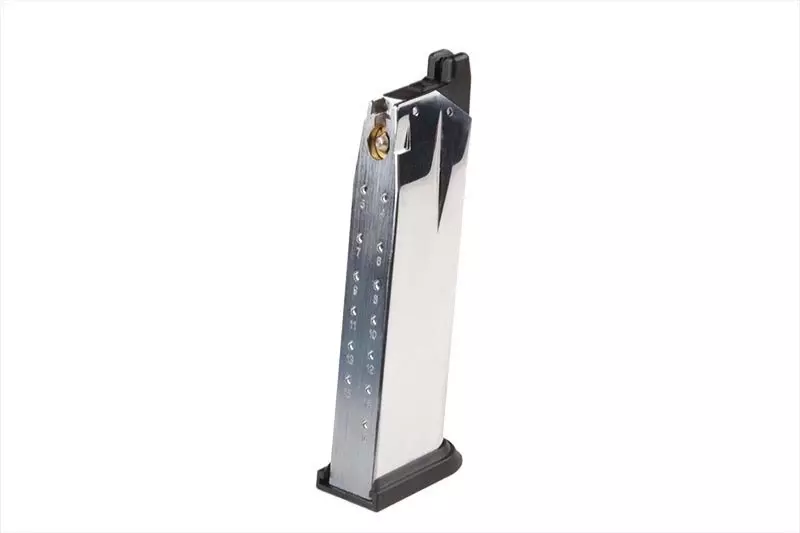 Cargador gas26 bolas para réplicas pistola XDM - plata