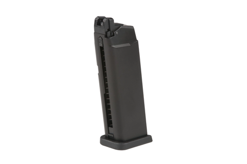 Chargeur gaz low-cap 20 balles pour répliques WE G19/23 - noir