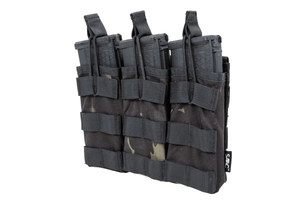 Cargador triple tipo abierto para cargadores M4/M16 Specna Arms Tactical MC Negro
