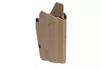 Tactical holster for G17L replicas with flashlight - Dark Earth