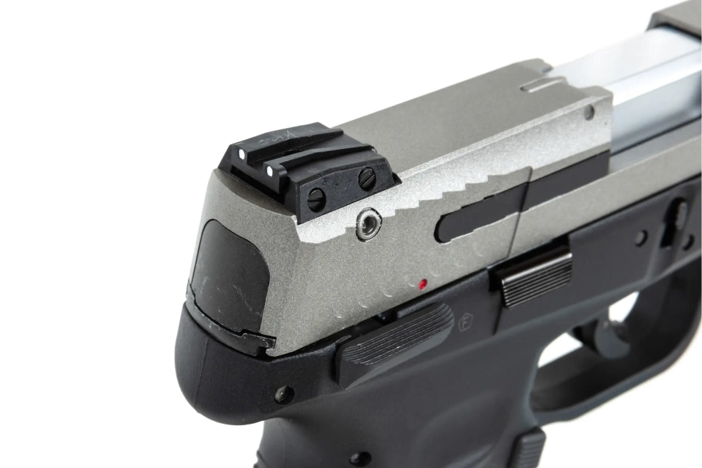 Pistola de CO2 airsoft Cybergun 24/7 G2 Negro y plata