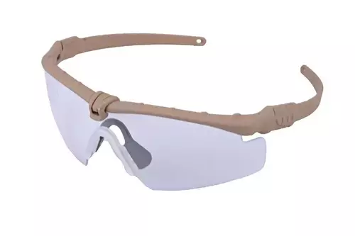 Lunettes tactiques - Tan/transparent