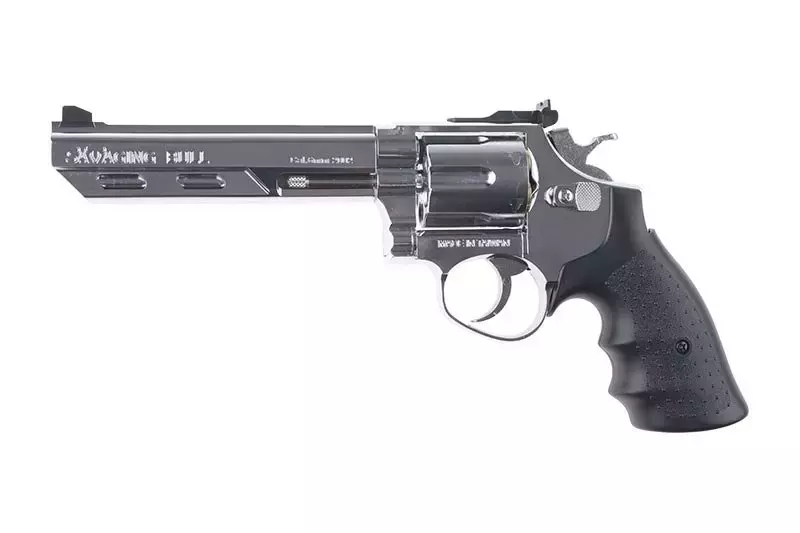 Replika rewolweru HG133B-1 - srebrna
