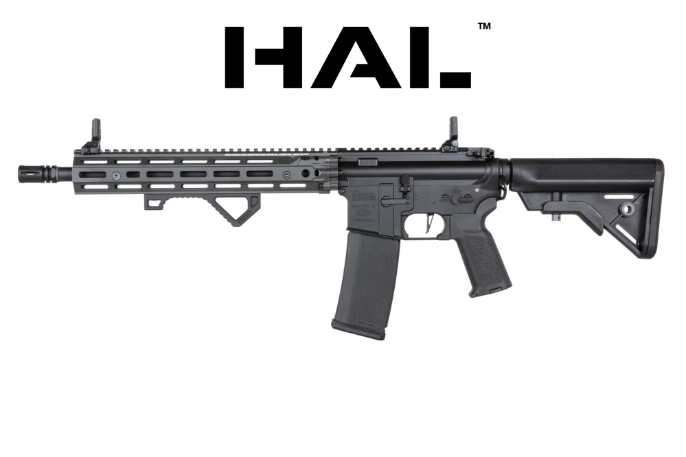 Specna Arms Daniel Defense® SA-E28 RIS III 14.5'' EDGE™ HAL ETU™ Carabina airsoft Gris Acero