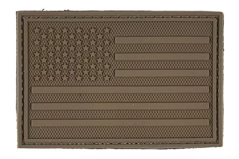 Patch 3D - drapeau américain - éteint