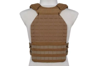 Chaleco tipo plate carrier mOLLE /corte con láser - bronceado