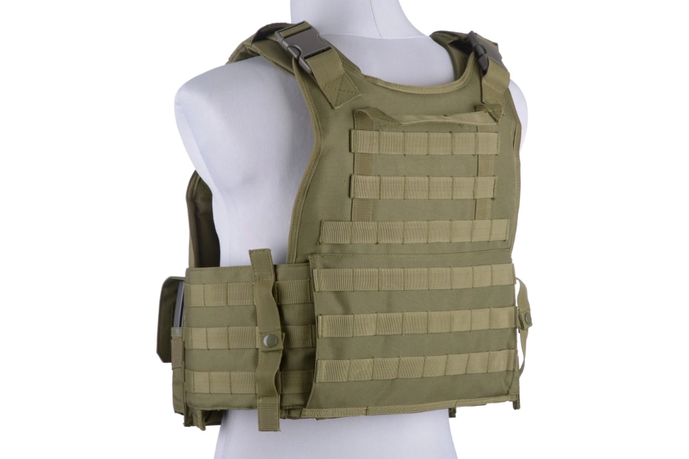 Chaleco táctico tipo Plate Carrier- Olive Drab