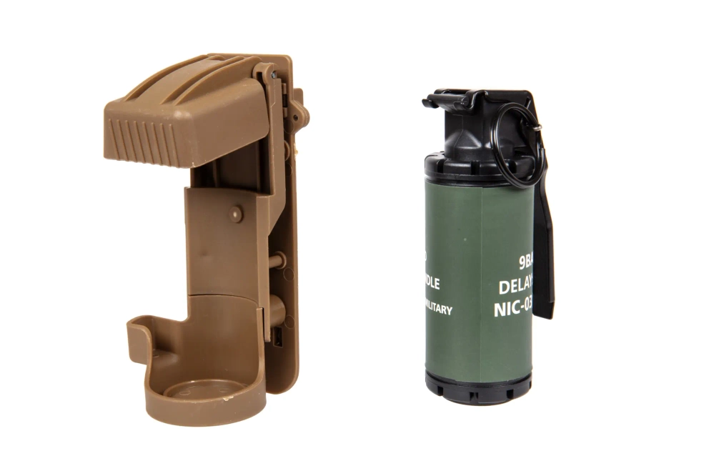 Grenade factice flashbang avec speedloader - Tan