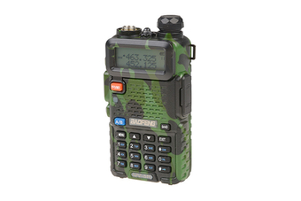 Manual Dual Band Baofeng UV-5R Radio - Short Battery (VHF/UHF) - Camo