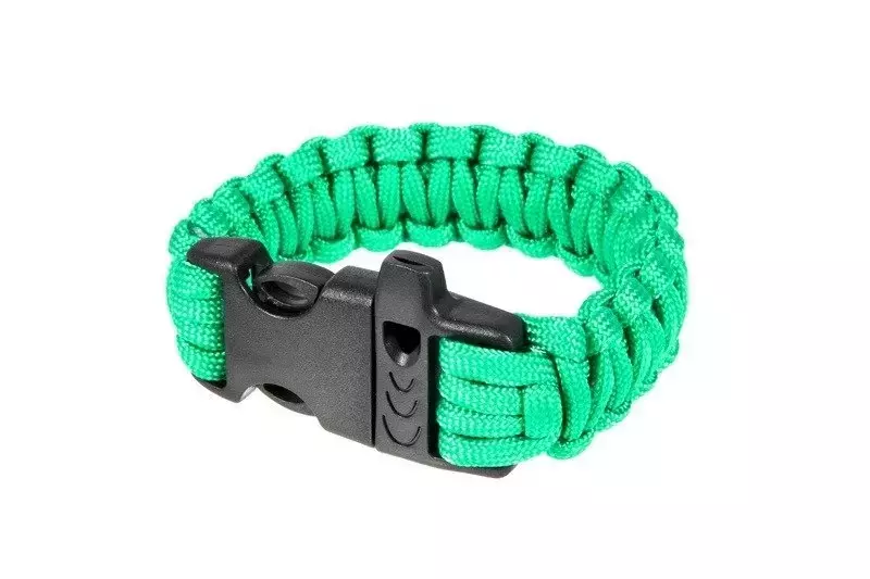 Survival Bracelet (Fastex) - Green