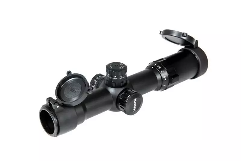 Luneta 1-4X24 30mm RGB Mil-dot Long Eye Relief