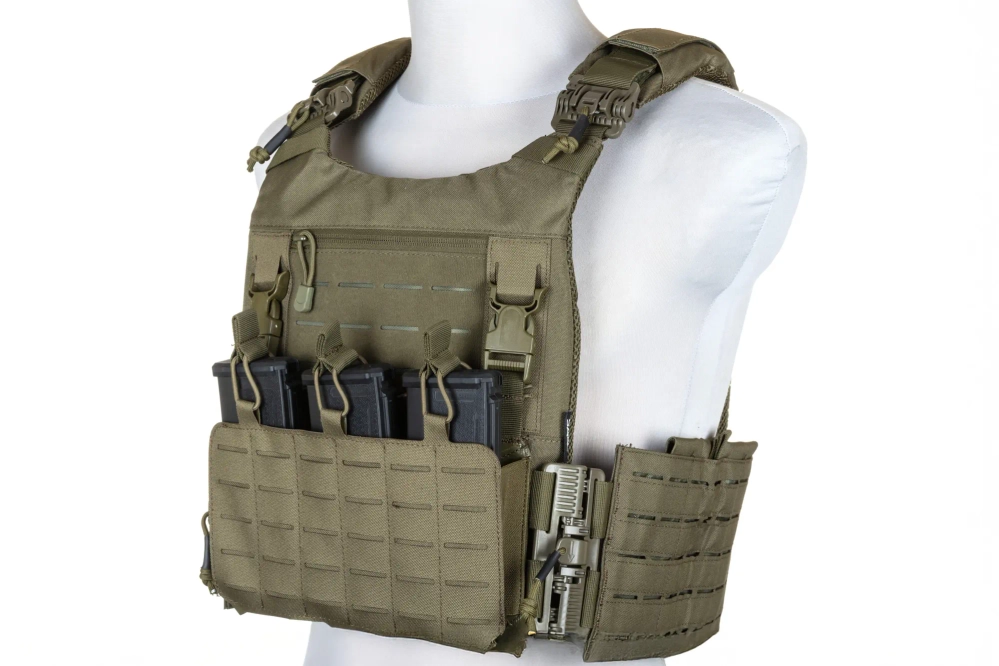 Kamizelka Taktyczna typu Plate Carrier Specna Arms Tactical QR Oliwkowy