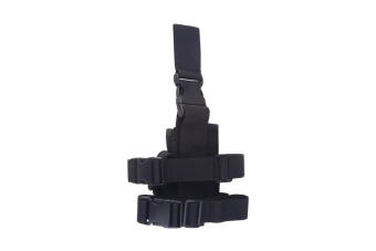 Holster pochette de cuisse avec pochette pour chargeur - noir