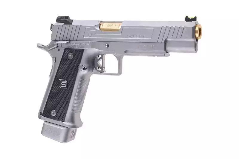 Pistola de airsoft SAI 2011 DS 5.1 (Aluminio / Green gas) - Plata